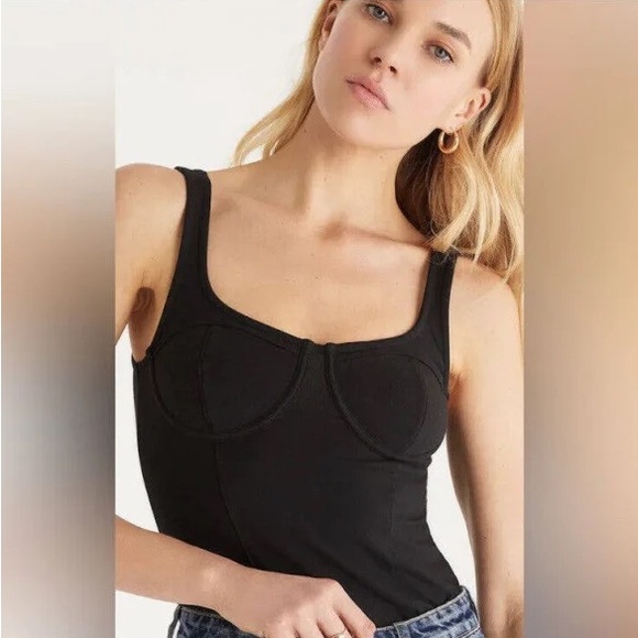 Black "Z Supply" Bustier Tank - Picture 7 of 8